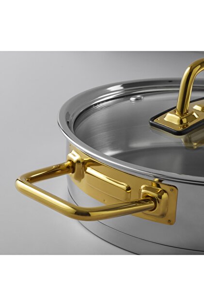 Jumbo Assos 3'lü Titanyum Gold Midi Sahan Seti - Fiyatı, Yorumları