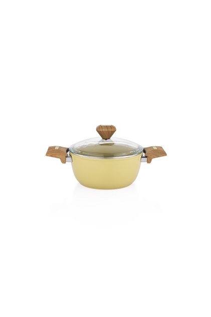 Fiesta Ceramic Deep Pot 20 Cm-Green
