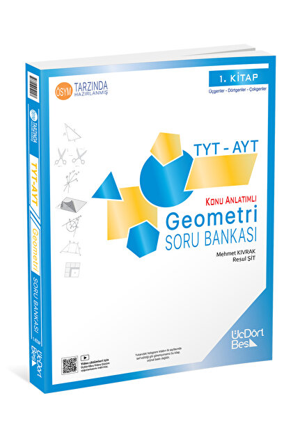 345 - TYT-AYT 2025 Model Geometri Soru Bankası - GÜNCEL BASKI
