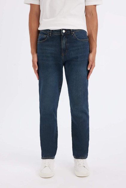 Straight Fit Regular Fit Regular Waist Tube Leg Jean Pants B5786Ax24Sp