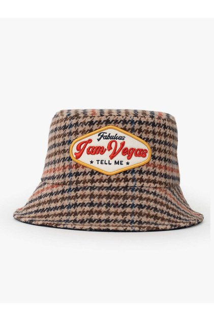 Kadın Erkek Bej Bucket Şapka Vegas