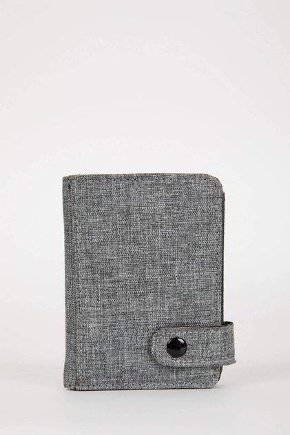 Men's Textured Snap Wallet B3108Axns