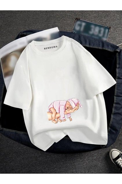 Pregnant Printed T-Shirt