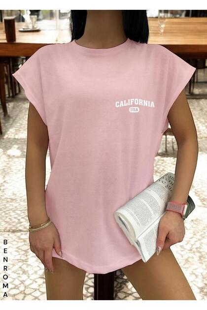 Sleeveless T-Shirt Printed