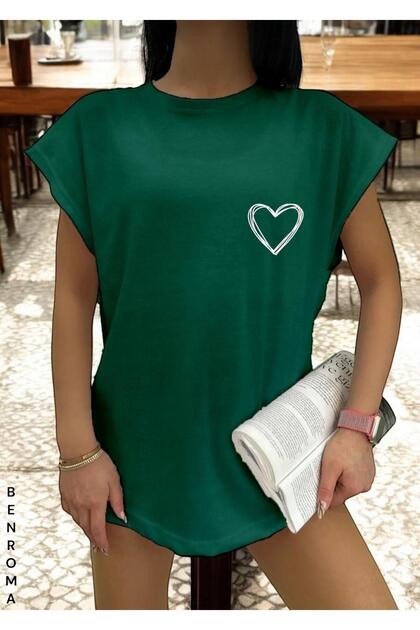 Sleeveless T-Shirt Printed