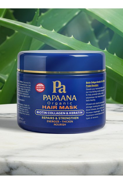 Papaana Organics Biotin Collagen & Keratin Hair Mask (350ml)