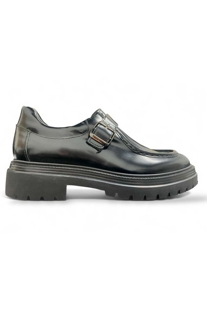 Men's Leather Casual Shoes C22518 - Black - 44