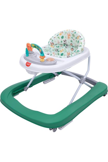 Stride Height Adjustable Baby/child Walker With Music-food Tray And Toys Play Tray-(f