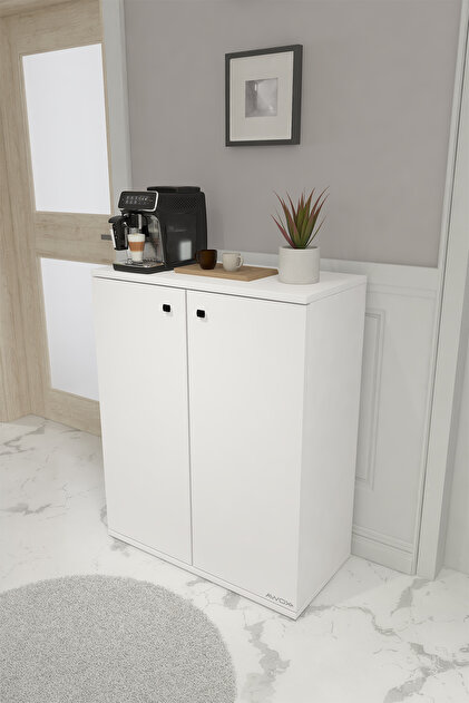 AWOX Anna 2 Kapaklı Çok Amaçlı Dolap Dekoratif Kiler Dolabı Erzak