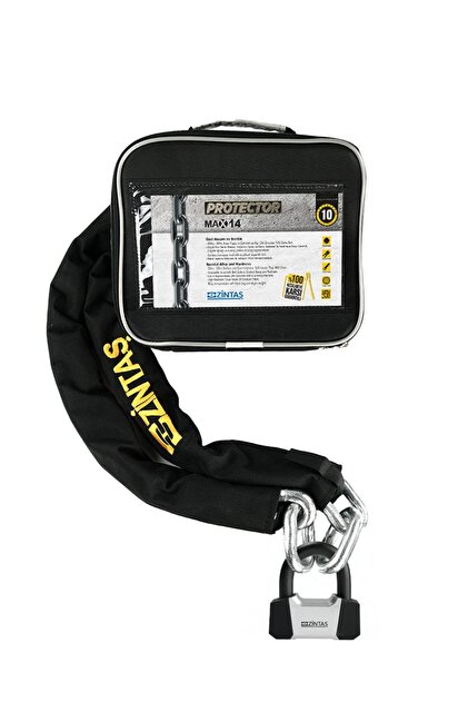 Zintaş Protector MAX14 Motosiklet Kesilmez Zincir Kilit 14mm 200cm