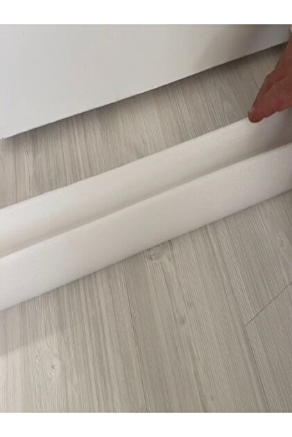 5 Adet Beyaz Kapı Altı Geçmeli Eşik Süngeri Soğuk Kesici Toz Rüzgar Önleyici Yalıtım Strafor