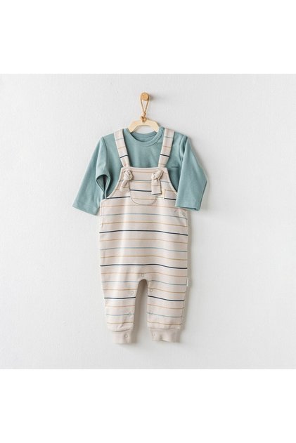 BEBEK SALOPET TAKIM JUMPSUIT SET LET S LOVE NATURE