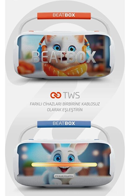 Salsepetial Bluetooth hoparlör beat box spker şu geçirmez