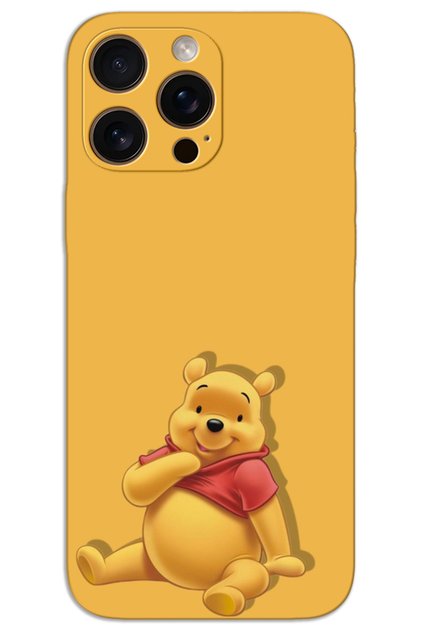 iPhone 16 Pro Case Hd Pattern Printed Back Cover - Winnie the Pooh 2