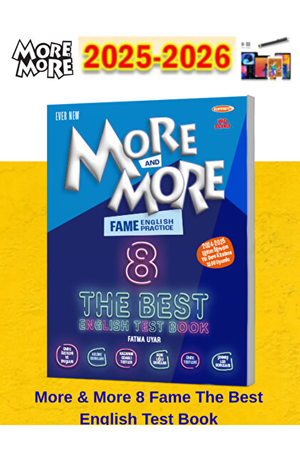 Fenomen Yayıncılık More & More 2025-2026 8.Sınıf 8 Fame The Best