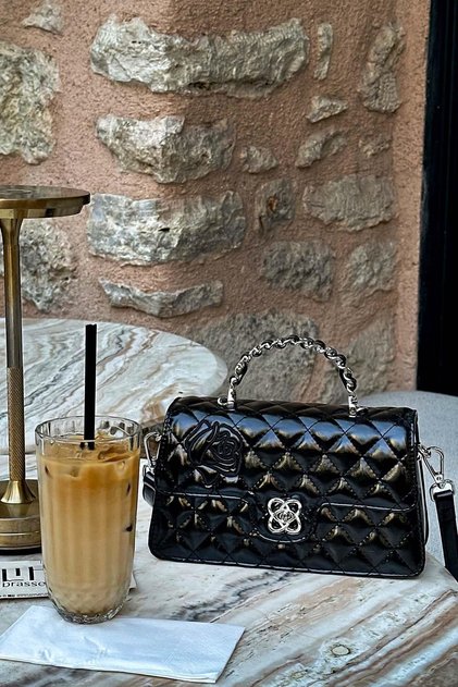 حقيبة يد بلاك روز مطبوع