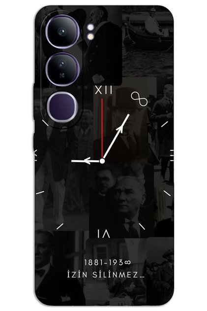 Vivo V40 Lite Case Hd Pattern Printed Back Cover - Atatürk 9-15