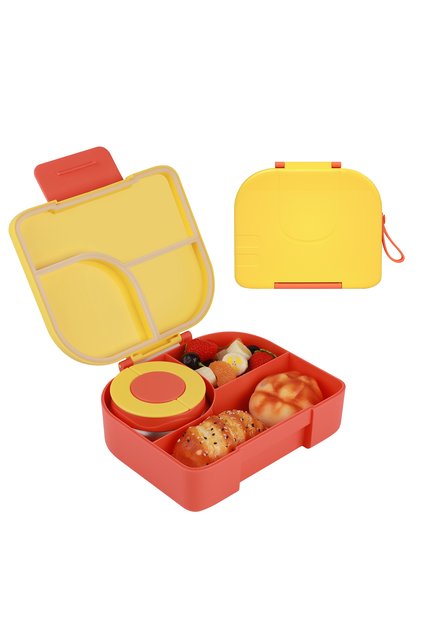 Jar Lunch Box for Kids, Multi-Compartment, Leakproof, Insulated, Food Organizer, Bento for School