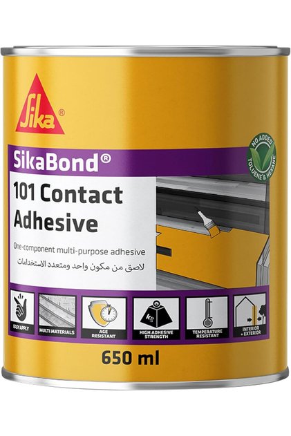 - Multipurpose Rubber-Based Adhesive For Bonding Wood, Foam And Carpets - SikaBond-101 Contact