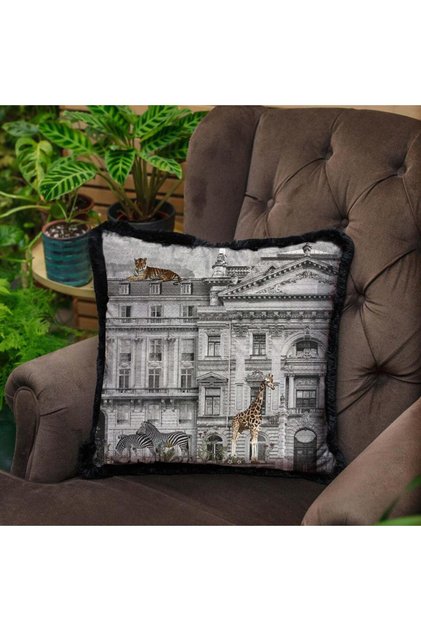 Zoo Design Yastık/Kırlent (Dolgu Boncuk Elyaf, Ulusl. Yıkama Ve Solmama Sertifikası)