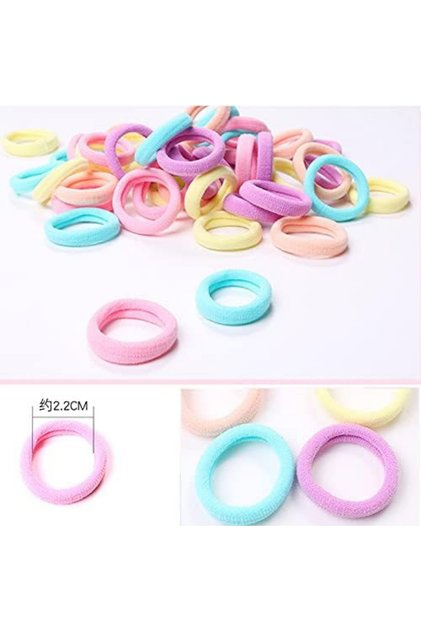 Women's 50-Piece Towel Rubber Buckle Set Hair Clip Girl's Buckle Rubber Buckle