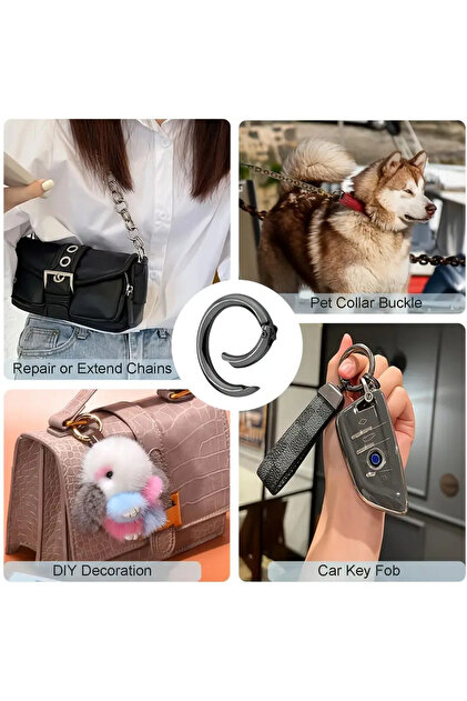 twowall Yuvarlak Karabina, yaylı anahtarlık , key ring , çanta