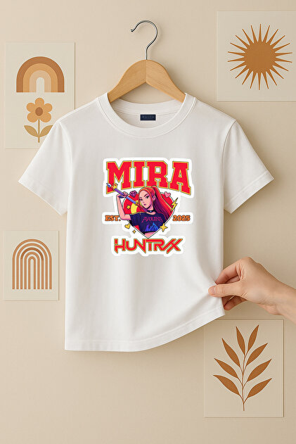 K-POP・アジア t.hirao BLITZ ISTANBUL Kpop Demon Hunters Hunterix Mira Baskılı Kız Çocuk