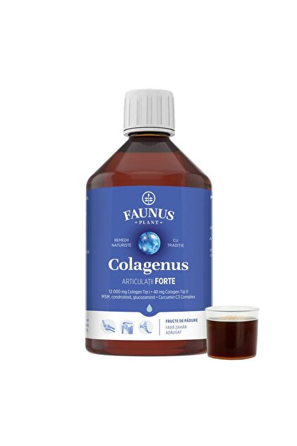Colagen hidrolizat pentru articulatii Colagenus Articulatii Forte, 500 ml, Faunus Plant