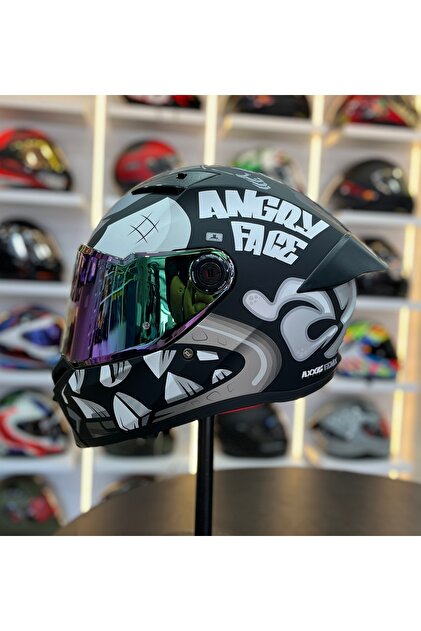 Axxis MOTOMARİS Fenix Angry Face (ŞEFFAF VİZÖR GELİR) - Fiyatı