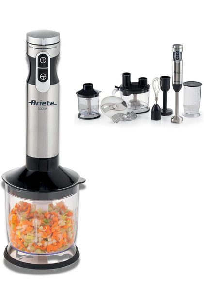 7 In 1 Hand Blender 1000W, 10 Speed, Ice Crusher Function, 2L Food Processor, 500ml Chopper,