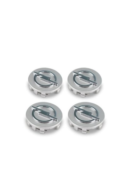 Σετ 4 ασημένιων καλυμμάτων τροχών 58 mm για ζάντες αλουμινίου, Opel Insignia/Astra/Vectra/Corsa