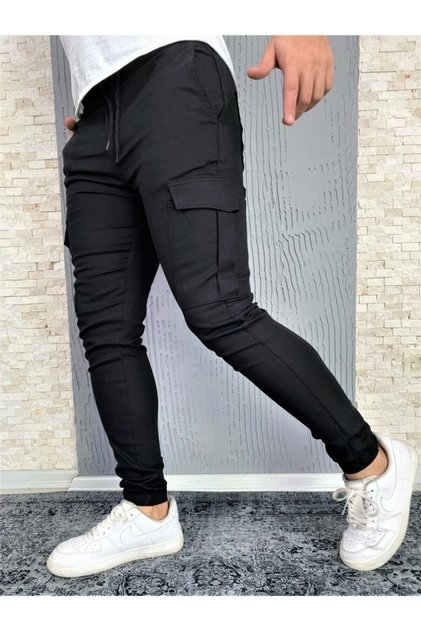 Pantaloni cargo pentru bărbați, cu talie și picioare elastice, sezon nou, YK12