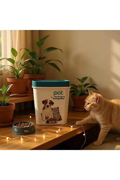 NY HOME KEDİ KÖPEK MAMA KUTUSU MAVİ KAPAK 1 ADET - Fiyatı, Yorumları