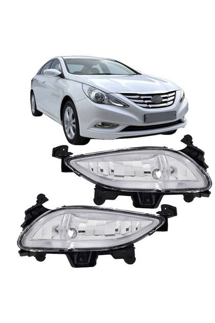 Hyundai Sonata 2011-2012 Fog Lights - Two Halogen Pieces طقم كشافات سوناتا 11-12