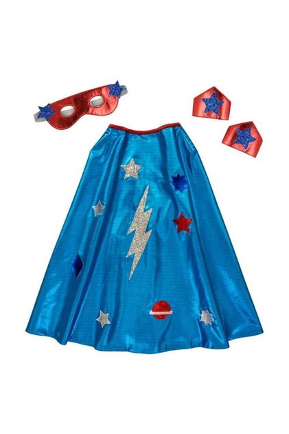 - Blue Superhero Cape Dress up - Blue Cape Superhero Costume