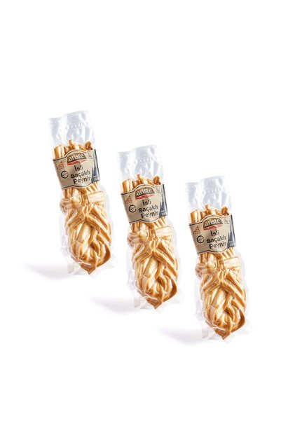 3'lü İsli Saçaklı Peynir 600 gr (200 gr x 3)