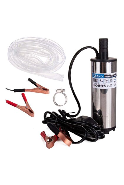 ΒΥΘΙΖΟΜΕΝΗ ΑΝΤΛΙΑ 60W 12V 25L/MIN ΜΕ ΣΩΛΗΝΑ 3M ΓΙΑ ΜΕΤΑΦΟΡΑ ΠΕΤΡΕΛΑΙΟΥ ΚΑΙ ΥΓΡΩΝ
