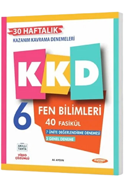 Efsane Yayınları 6.Sınıf Kurmay KKD Fen Bilimleri 30 Haftalık