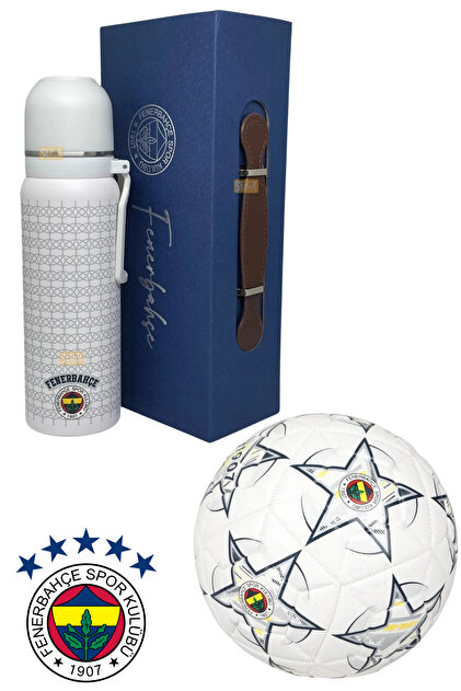 Lisanslı Hediyelik Set – Match Serisi Futbol Topu & 650 ml Paslanmaz Çelik Termos Matara