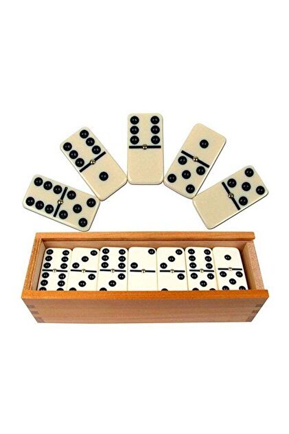28-Piece Double Six Creative Dice Resembling Dominoes Game Set For Kids