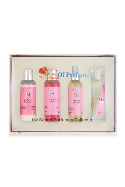 4-Piece Set of Perfume اف ام for Women