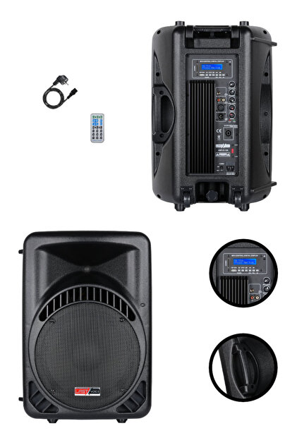 Lastvoice Ample-12A Aktif Kabin Hoparlör 12 İnç 800 Watt Bluetooth