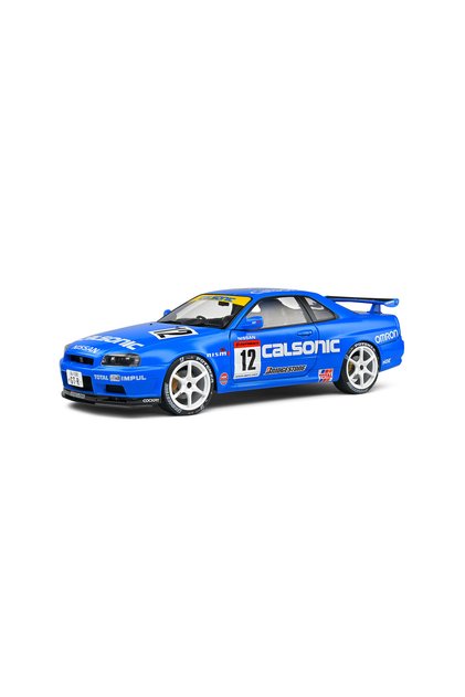 Macheta auto Nissan GT-R (R34) Streetfighter Calsonic Tribute (2000) 1:18