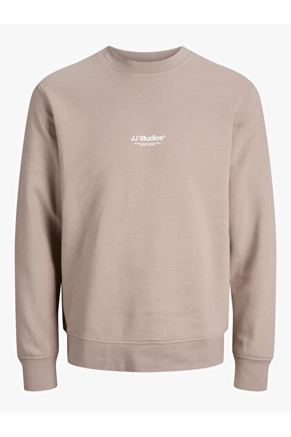 JACK & JONES Jjejosh Sweat Crew Neck Ln Maglia di Tuta, Nero, M Uomo