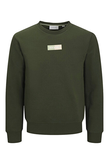 Jack & Jones Jjpa Haki Erkek Sweatshirt 12278617 - Fiyatı, Yorumları