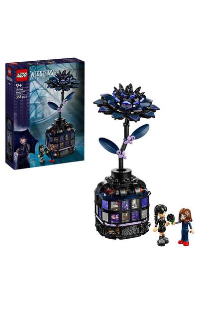 LEGO Wednesday Siyah Yıldız Çiçeği 76784 - 9 Yaş ve Üzeri Çocuklar