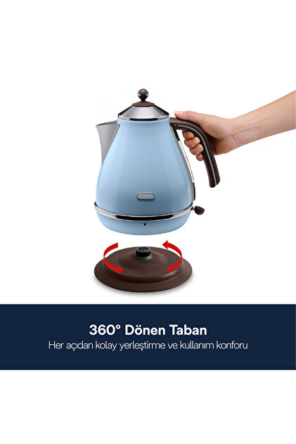 Delonghi Icona Vintage, KBOV2001.AZ Vintage Su Isıtıcısı Kettle