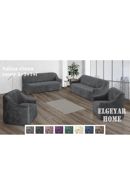 Velvet Armchair, Sofa, Sofa Bed Cover, Armchair Cover 3 3 1 1