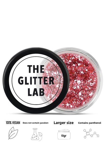 Gel Form Shiny Glitter - Glam Rose