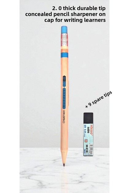 My First Pen 2.0 Thick Nib Pen + 9Pcs Nib for Beginner Writing